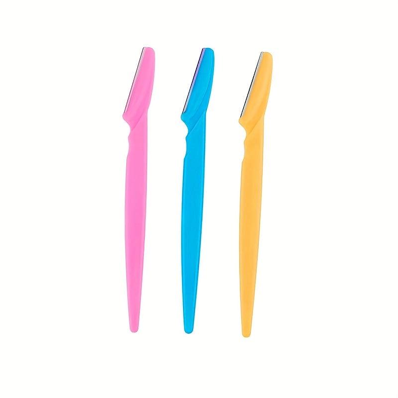 3pcs Eyebrow Razor & Dermaplaning Tool for Women & Men