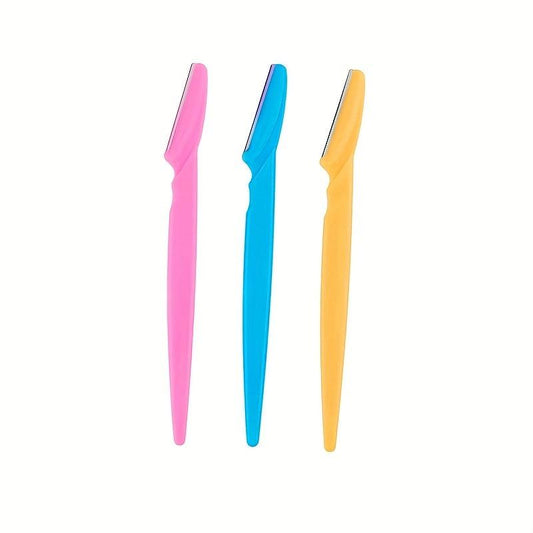 3pcs Eyebrow Razor & Dermaplaning Tool for Women & Men