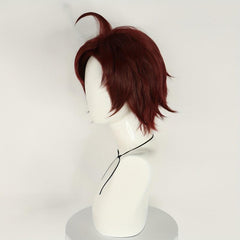 Short Straight Synthetic Wig With Bangs for Halloween Cosplay