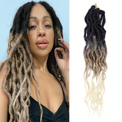 16 Inch Goddess Locs Crochet Hair Soft Locs Pre Looped Crochet Braids Curly Ends