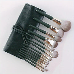14pcs Complete Makeup Brush Set for Eyes and Cheeks