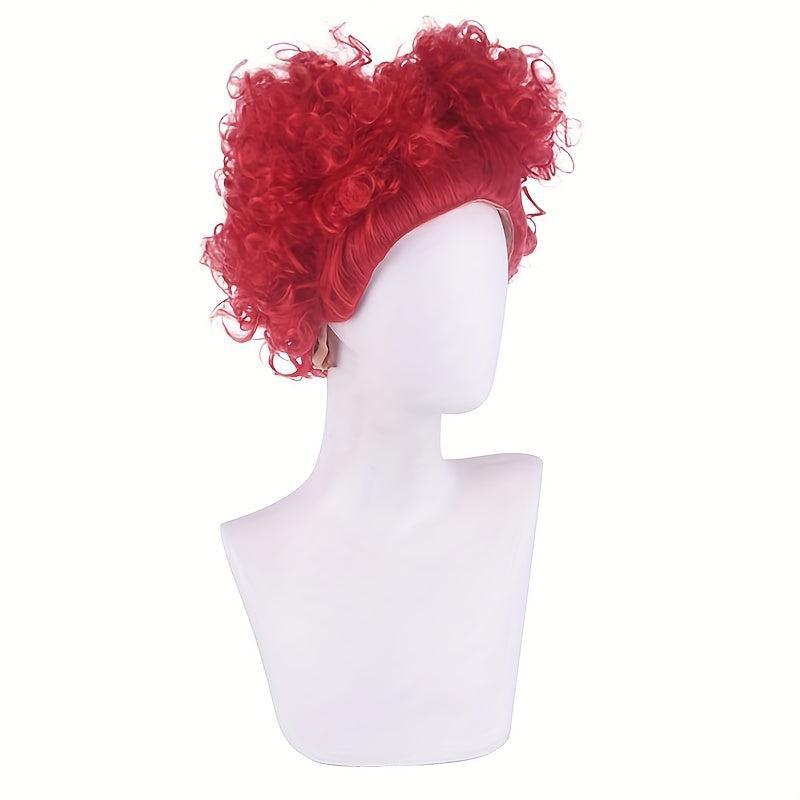 Red Curly Wig Synthetic Wig Movie Cosplay Halloween Party