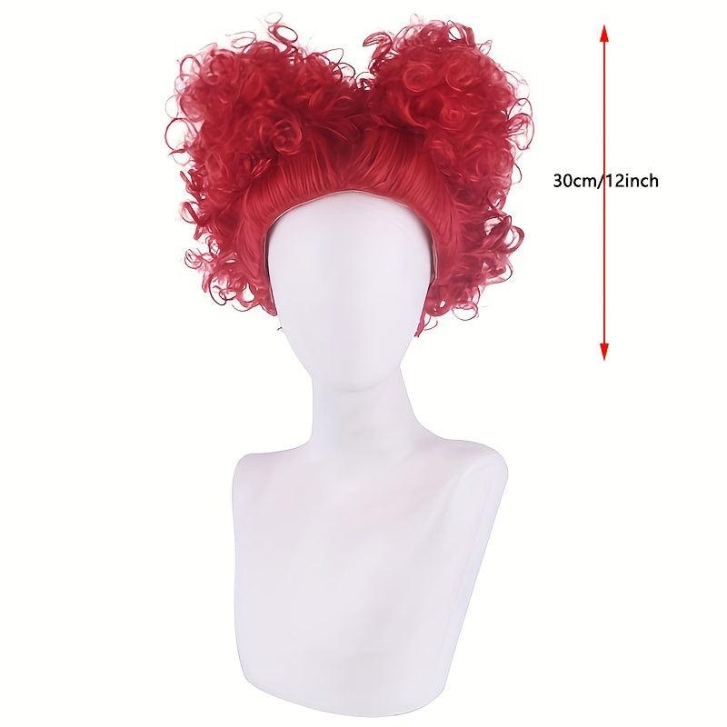 Red Curly Wig Synthetic Wig Movie Cosplay Halloween Party