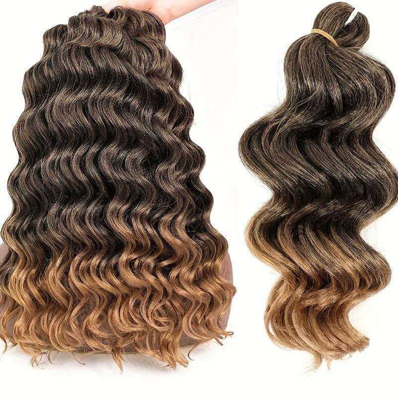 3Packs 22 Inches Ocean Wave Crochet Hair Gradual Ocean Wave