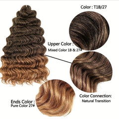 3Packs 22 Inches Ocean Wave Crochet Hair Gradual Ocean Wave