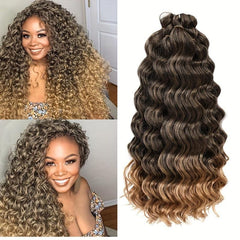 3Packs 22 Inches Ocean Wave Crochet Hair Gradual Ocean Wave