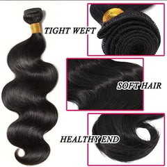 100g Body Wave Human Hair Bundles Natural Look