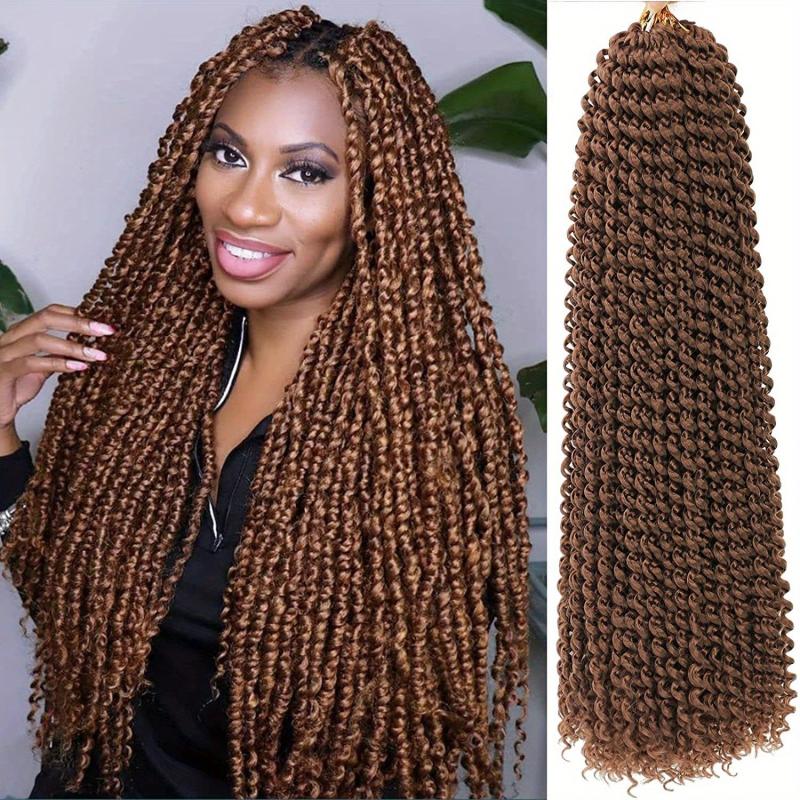 Passion Twist Hair Extensions 60-96 cm Water Wave Crochet Hair