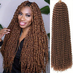 Passion Twist Hair Extensions 60-96 cm Water Wave Crochet Hair