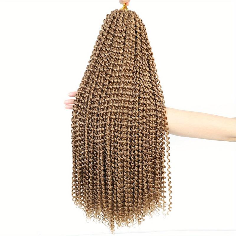 Passion Twist Hair Extensions 60-96 cm Water Wave Crochet Hair
