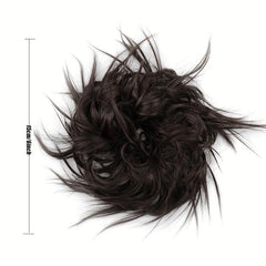 Messy Curly Hair Bun Updo for Daily Use Synthetic Hair Pieces for Women
