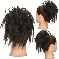 Messy Curly Hair Bun Updo for Daily Use Synthetic Hair Pieces for Women
