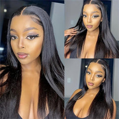 Brazilian Human Hair Straight Lace Closure 13x4 20-72 cm