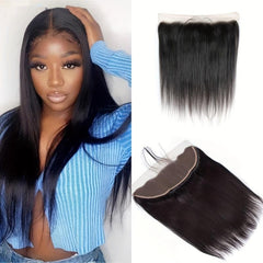 Brazilian Human Hair Straight Lace Closure 13x4 20-72 cm