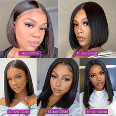 Brazilian Human Hair Wig 5x1 T Part Lace Front Bone Straight Wig