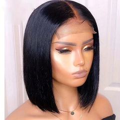 Brazilian Human Hair Wig 5x1 T Part Lace Front Bone Straight Wig