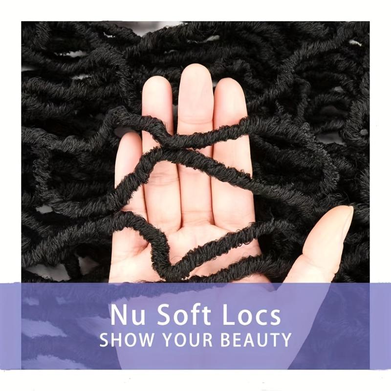 Soft Locs 3 Packs Long Faux Locs Crochet Hair Goddess Synthetic Hair