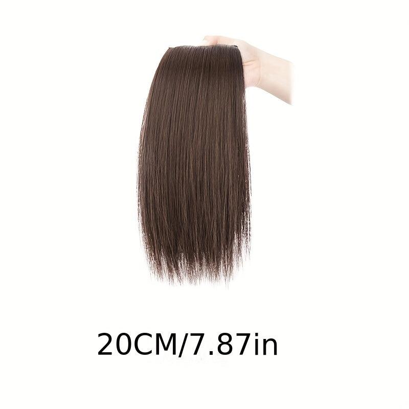 Straight Hair Pads Clip In Extensions Natural Look Daily Use
