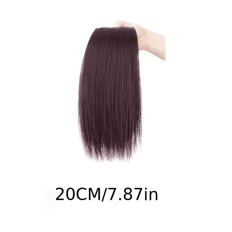 Straight Hair Pads Clip In Extensions Natural Look Daily Use