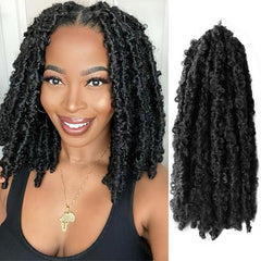6pack 40 Crotchet Braid Distressed Goddess Hair Extensions