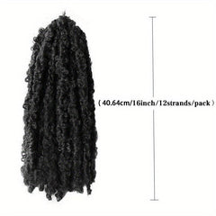 6pack 40 Crotchet Braid Distressed Goddess Hair Extensions