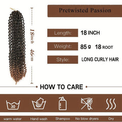Passion Twist Faux Locs Ombre Hair Extensions