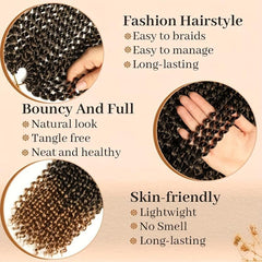 Passion Twist Faux Locs Ombre Hair Extensions