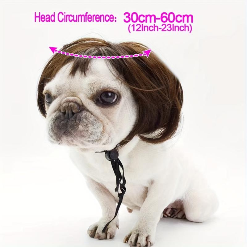 Pet Wigs Funny Cat And Dog Cross Dressing Hair Set Photography Halloween