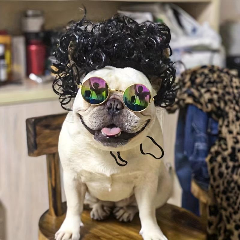 Pet Wigs Funny Cat And Dog Cross Dressing Hair Set Photography Halloween