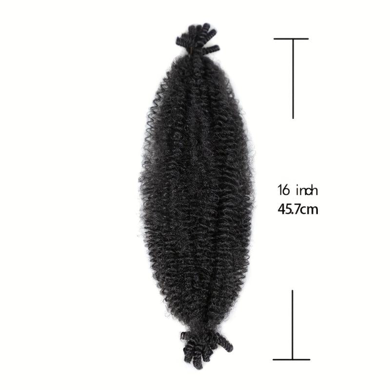 Spring Afro Twist Crochet Hair 18 Inch Kinky Twist Braiding Hair