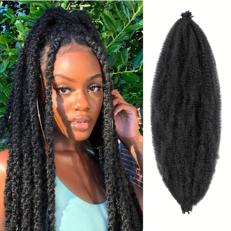 Spring Afro Twist Crochet Hair 18 Inch Kinky Twist Braiding Hair