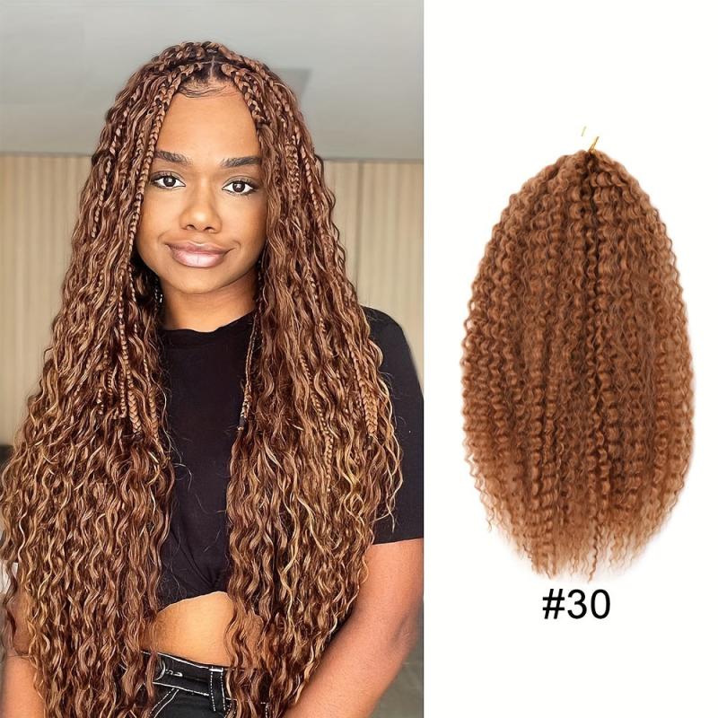 50 8 Cm Afro Roots Brazilian Crochet Braid Hair Extensions Wave Synthetic Hair