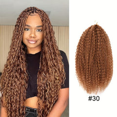 50 8 Cm Afro Roots Brazilian Crochet Braid Hair Extensions Wave Synthetic Hair