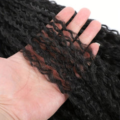 50 8 Cm Afro Roots Brazilian Crochet Braid Hair Extensions Wave Synthetic Hair