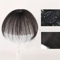 100% Human Hair Topper Hair Piece Straight Clip-In Extensions