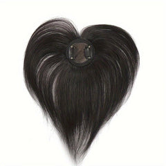 100% Human Hair Topper Hair Piece Straight Clip-In Extensions