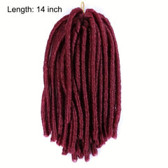 35 Short Dreadlock Synthetic Hair Extensions Thick Braid Hair Weaves