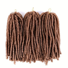 35 Short Dreadlock Synthetic Hair Extensions Thick Braid Hair Weaves