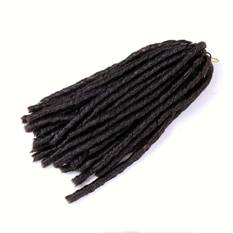 35 Short Dreadlock Synthetic Hair Extensions Thick Braid Hair Weaves