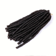 35 Short Dreadlock Synthetic Hair Extensions Thick Braid Hair Weaves