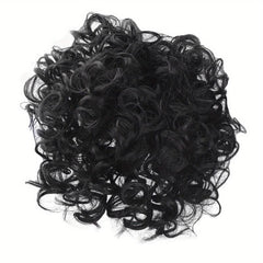 Messy Hair Bun Drawstring Loose Wave Curly Bun Short Ponytail for Women