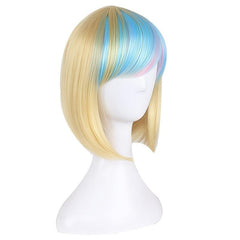 Ombre Short Bob Wig Synthetic Wig Anime Cosplay Halloween Party