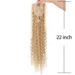Golden Ombre Ponytail Extensions - Volume & Style Enhancer