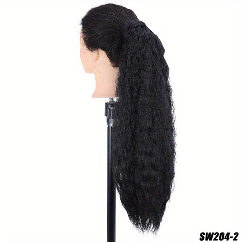 Golden Ombre Ponytail Extensions - Volume & Style Enhancer