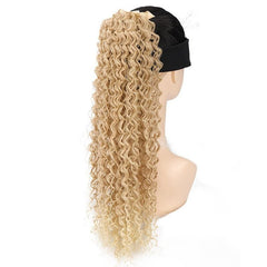 Golden Ombre Ponytail Extensions - Volume & Style Enhancer