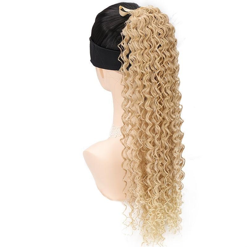 Golden Ombre Ponytail Extensions - Volume & Style Enhancer