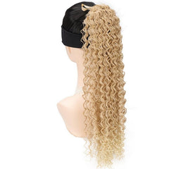 Golden Ombre Ponytail Extensions - Volume & Style Enhancer