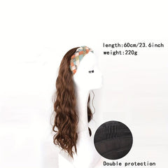 Long Wavy Hairband Wig for Women