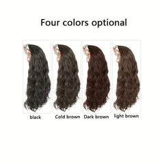 Long Wavy Hairband Wig for Women