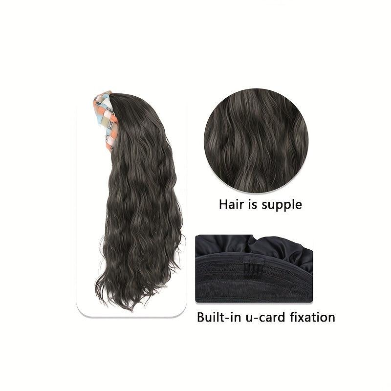 Long Wavy Hairband Wig for Women